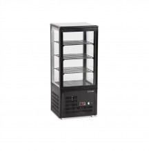 TEFCOLD UPD 80-I Black Chladicí stolní vitrína 